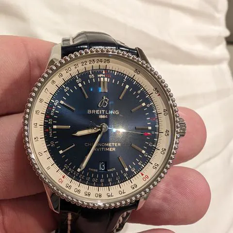 Breitling Navitimer A17326211C1P3 41mm Stainless steel Blue 8