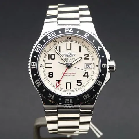 Breitling Superocean A32380 41mm Stainless steel White