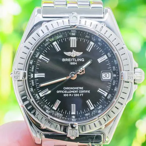 Breitling Windrider A10350 37.5mm Stainless steel Black