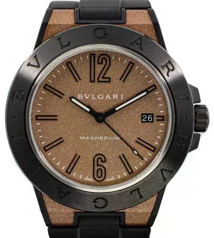 Bulgari Diagono 102306 DG41C11SMCVD 41mm Ceramic Brown