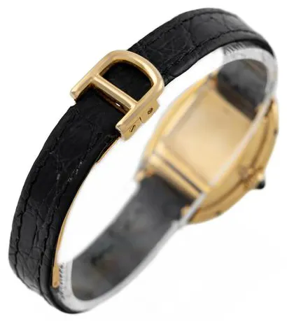 Cartier Baignoire 78094 22mm Yellow gold White 3