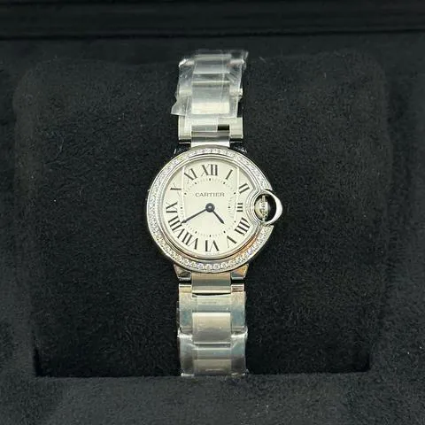 Cartier Ballon Bleu 28mm W4BB0015 28mm Stainless steel White 3