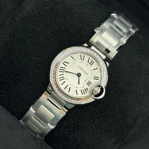 Cartier Ballon Bleu 28mm W4BB0015 28mm Stainless steel White 6