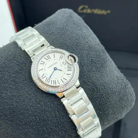 Cartier Ballon Bleu 28mm W4BB0015 28mm Stainless steel White 8