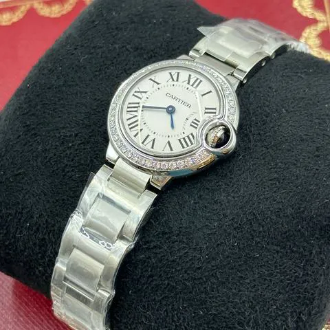 Cartier Ballon Bleu 28mm W4BB0015 28mm Stainless steel White 9