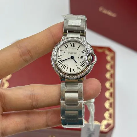 Cartier Ballon Bleu 28mm W4BB0015 28mm Stainless steel White 11