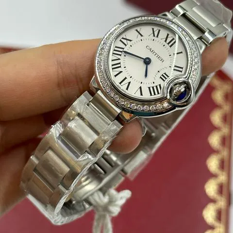 Cartier Ballon Bleu 28mm W4BB0015 28mm Stainless steel White 13