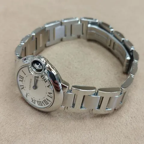 Cartier Ballon Bleu 3009 28mm Stainless steel White 3