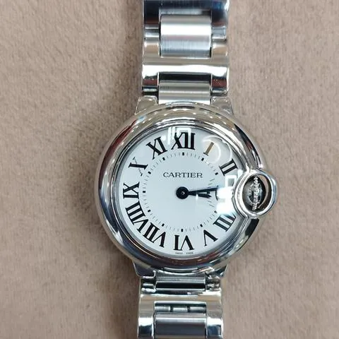 Cartier Ballon Bleu 3009 28mm Stainless steel White 4