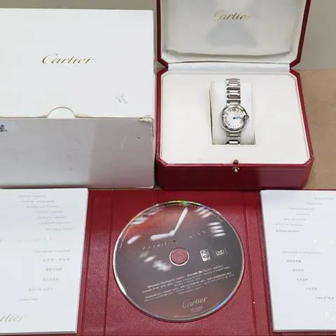 Cartier Ballon Bleu 3009 28mm Stainless steel White 11