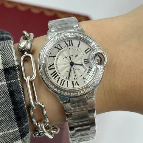 Cartier Ballon Bleu 33mm W4BB0016 33mm Stainless steel Silver