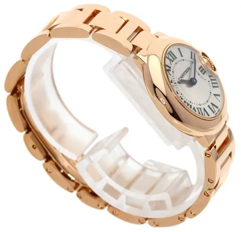 Cartier Ballon Bleu W69002Z2 28mm Rose gold Silver