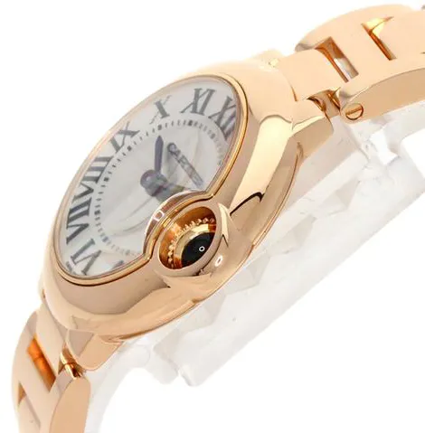 Cartier Ballon Bleu W69002Z2 28mm Rose gold Silver 3