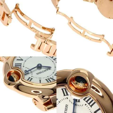 Cartier Ballon Bleu W69002Z2 28mm Rose gold Silver 6