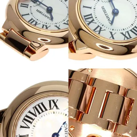 Cartier Ballon Bleu W69002Z2 28mm Rose gold Silver 7