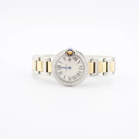 Cartier Ballon Bleu W69007Z3 28mm Yellow gold and Stainless steel Silver 1