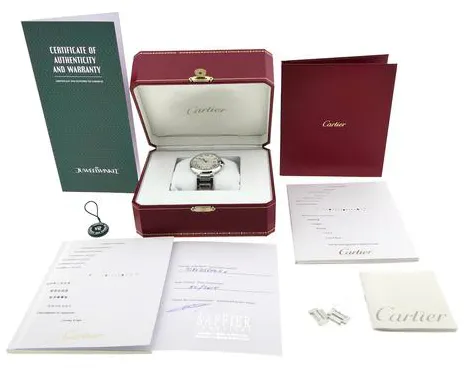 Cartier Ballon Bleu W6920046 36mm Stainless steel White 2