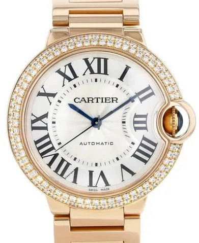 Cartier Ballon Bleu WE9005Z3 36mm Rose gold Silver