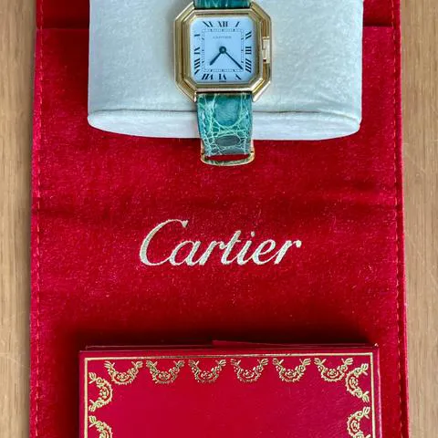 Cartier Ceinture 7821 27mm Yellow gold White 2