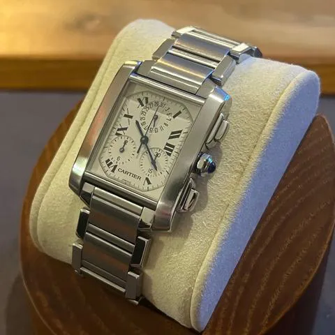 Cartier Cougar W51001Q3 28mm Stainless steel White