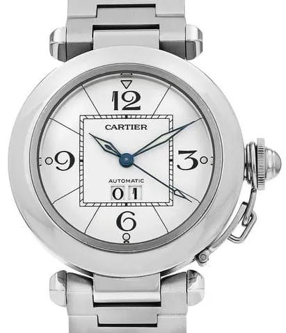 Cartier Pasha 2475 35.5mm Steel White