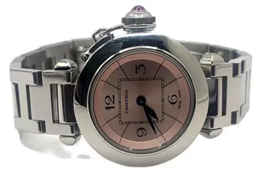 Cartier Pasha 2973 27mm Steel Pink 2