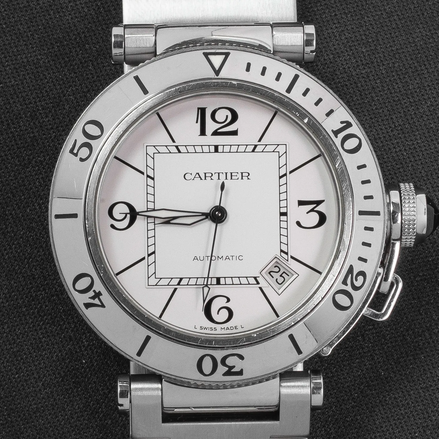 Cartier Pasha W31080M7 40mm Steel • 4