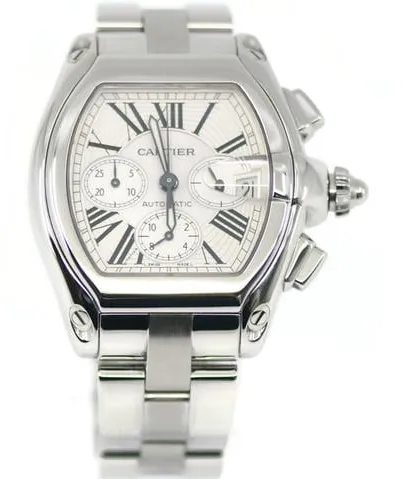 Cartier Roadster 2618 40mm Stainless steel White