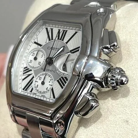 Cartier Roadster 43mm Stainless steel White 1