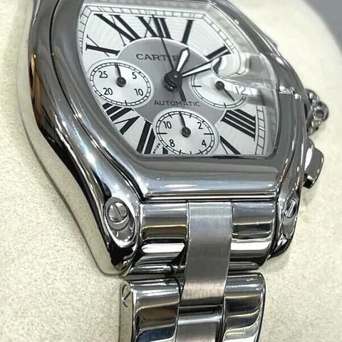 Cartier Roadster 43mm Stainless steel White 3