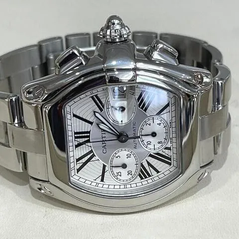 Cartier Roadster 43mm Stainless steel White 9