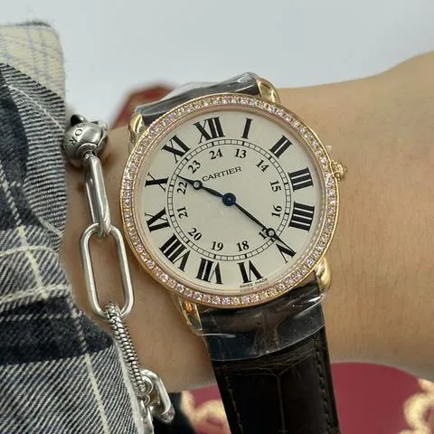 Cartier Ronde de Cartier WR000651 36mm Rose gold Silver