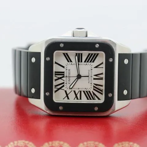 Cartier Santos 100 W20121U2 38mm Stainless steel Silver 2