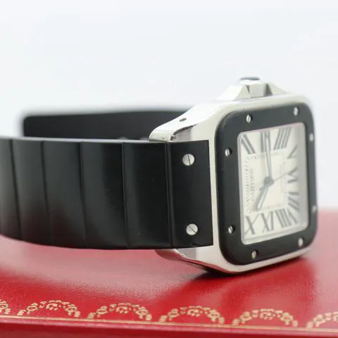 Cartier Santos 100 W20121U2 38mm Stainless steel Silver 5