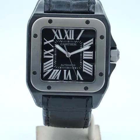 Cartier Santos 2656 38mm Stainless steel Black