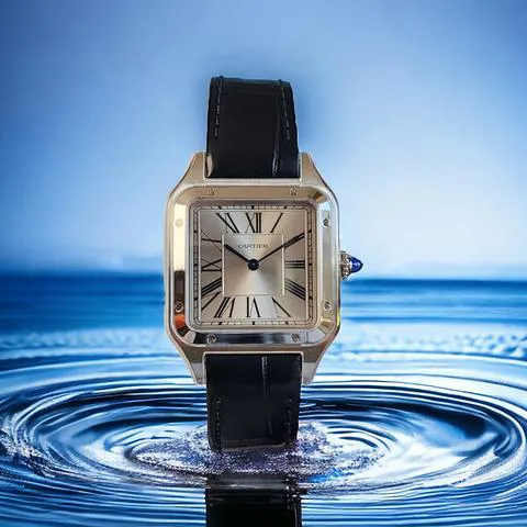 Cartier Santos Dumont WSSA0022 43.5mm Stainless steel Silver