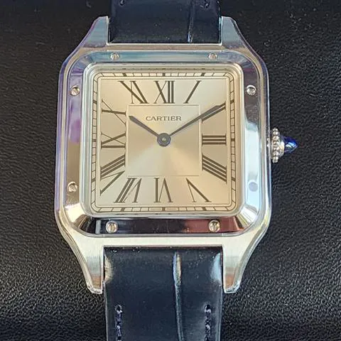 Cartier Santos Dumont WSSA0022 43.5mm Stainless steel Silver 2