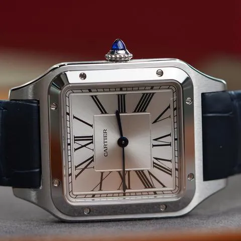 Cartier Santos Dumont WSSA0022 43.5mm Stainless steel Silver