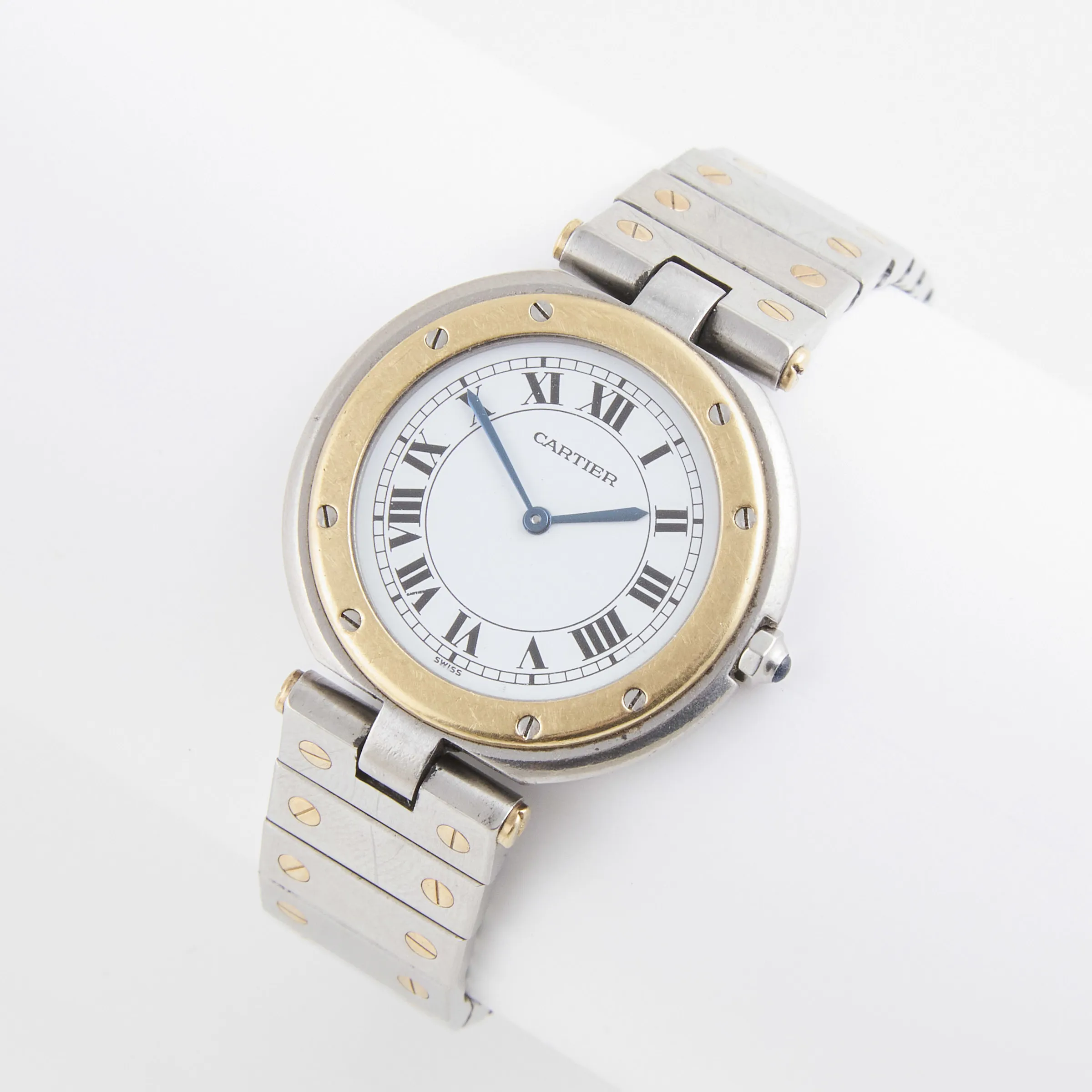 Cartier Santos Ronde 8191 27mm Yellow gold and Stainless steel