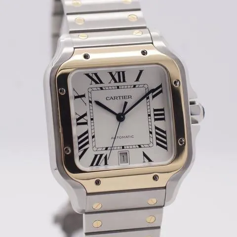 Cartier Santos W2SA0006 40mm Yellow gold and Stainless steel Silver 1