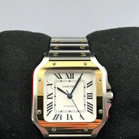 Cartier Santos W2SA0016 35mm Yellow gold and Stainless steel Silver