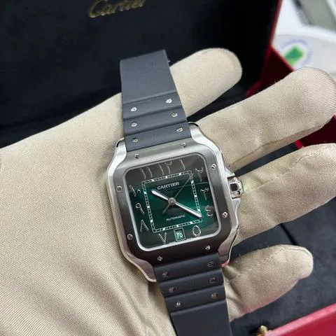 Cartier Santos WSSA0055 40mm Stainless steel Green