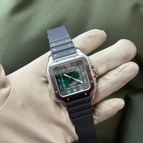 Cartier Santos WSSA0055 40mm Stainless steel Green 3