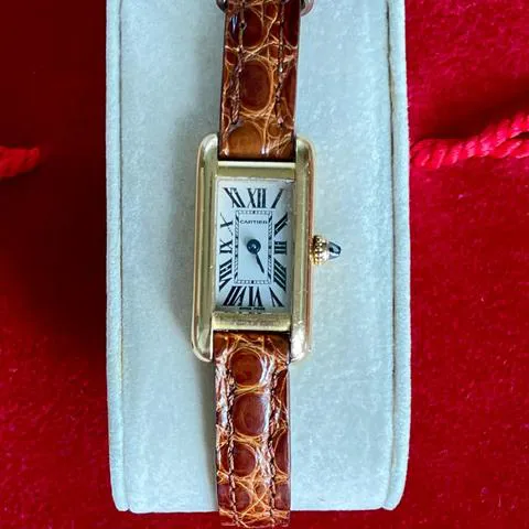 Cartier Tank 2443 nullmm Yellow gold White