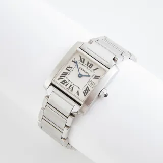 Cartier Tank Française 2465 Stainless steel