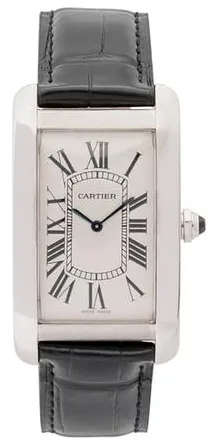 Cartier Tank Américaine 1734 26mm Platinum White