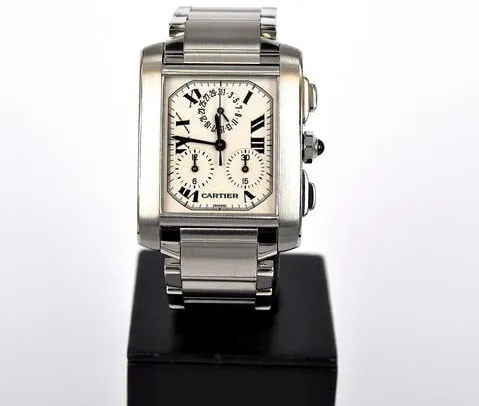 Cartier Cougar 2303 28mm Stainless steel White