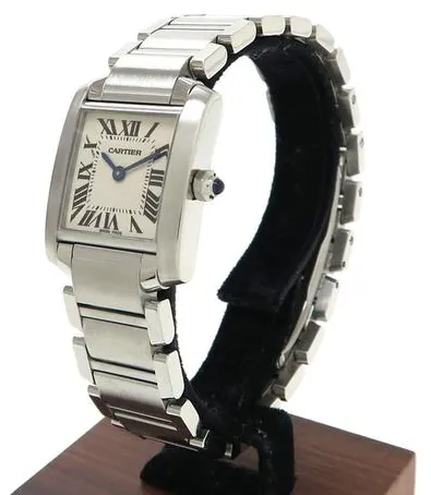 Cartier Tank W51008Q3 Stainless steel White 1