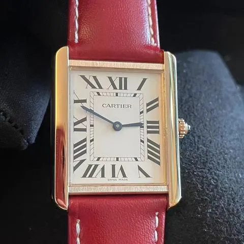 Cartier Tank W5200025 35mm Yellow gold and Stainless steel Silver