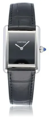 Cartier Tank WSTA0072 Stainless steel Black